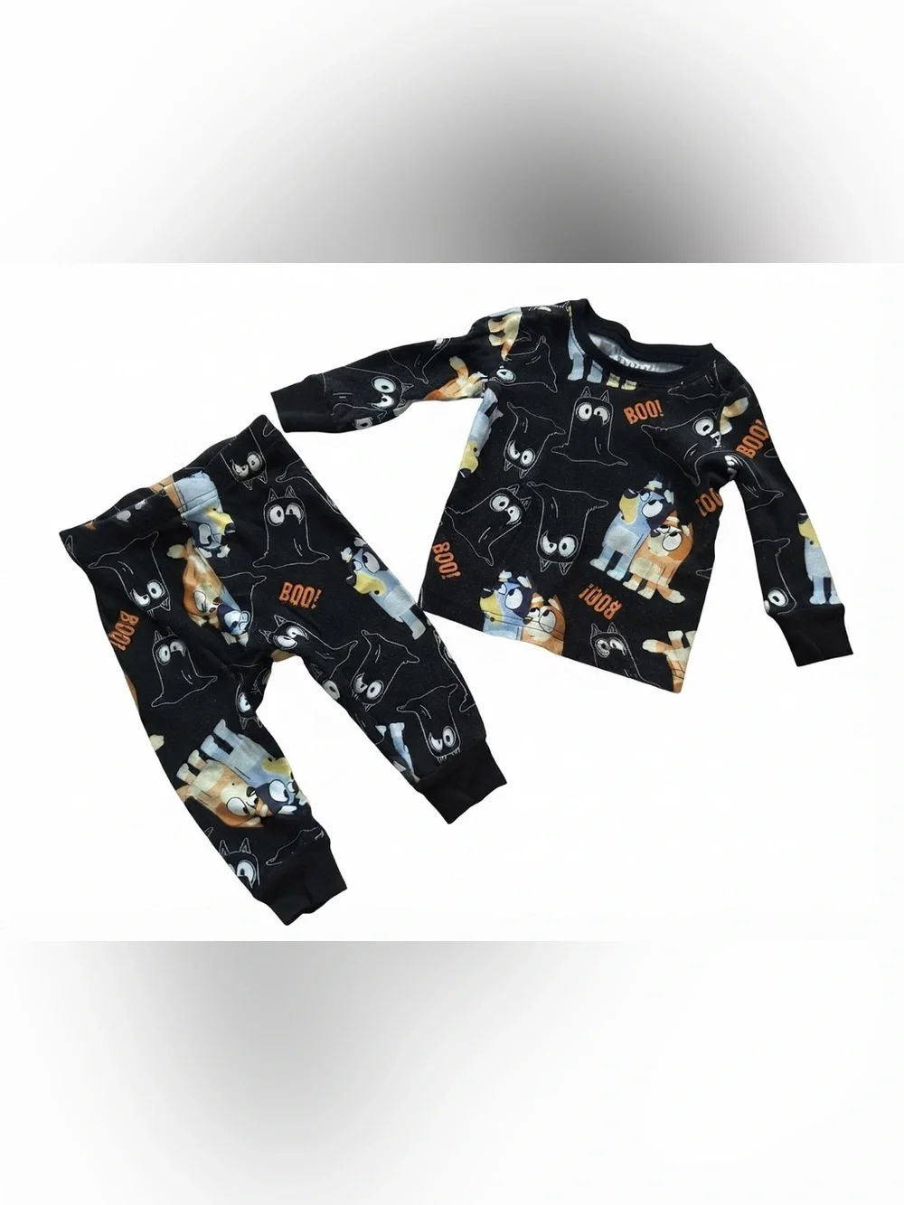 Bluey Halloween Ghost Pajama Set 12-18M